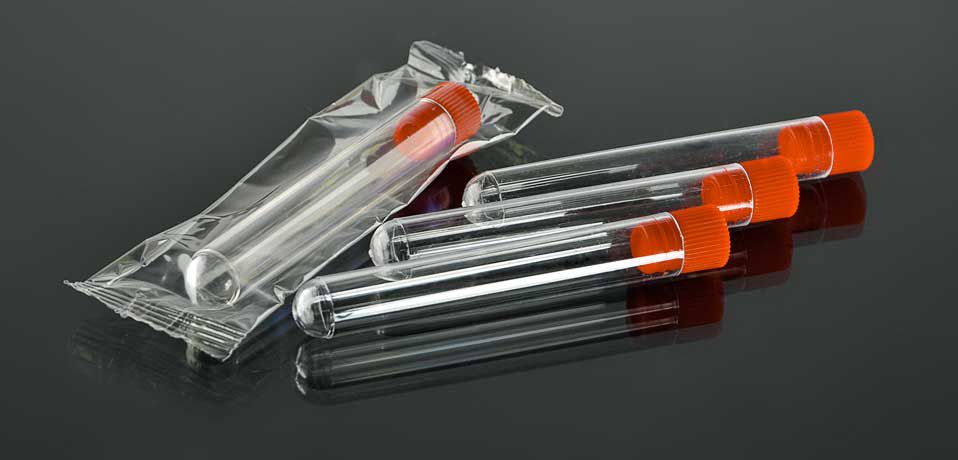 Пробірка з пробкою (стерильна) 10мл. 16*100 *